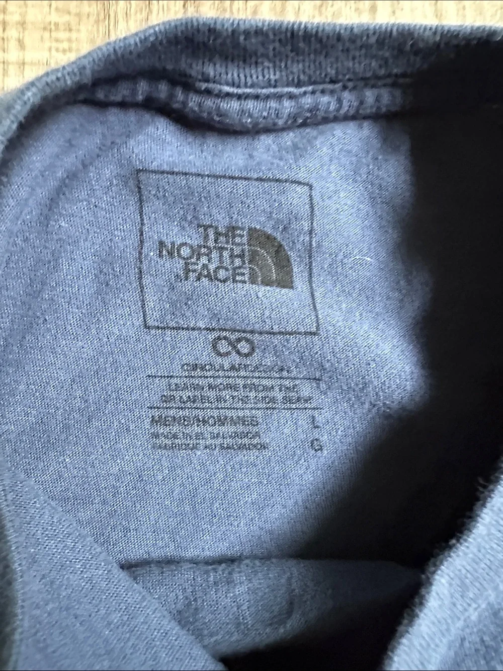 Men’s The North Face Navy Blue Tee with White Logo